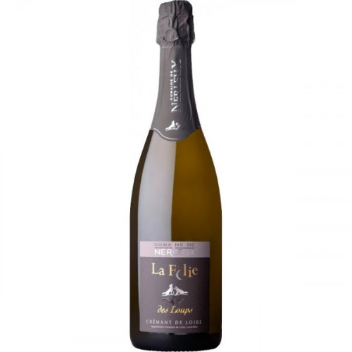 Ля Фоли де Лу Креман де Луар, 0.75, вино белое, брют, игристое 