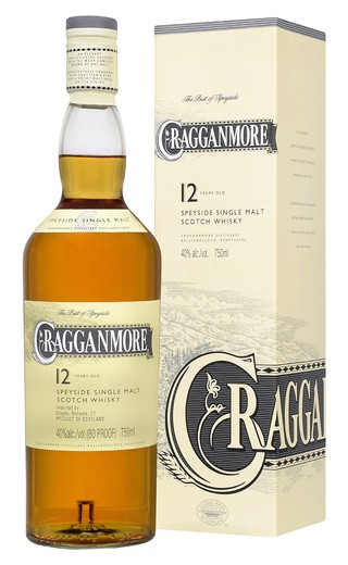 Крэгэнмо, 0.70, виски солодовый, 12 лет, 40% 