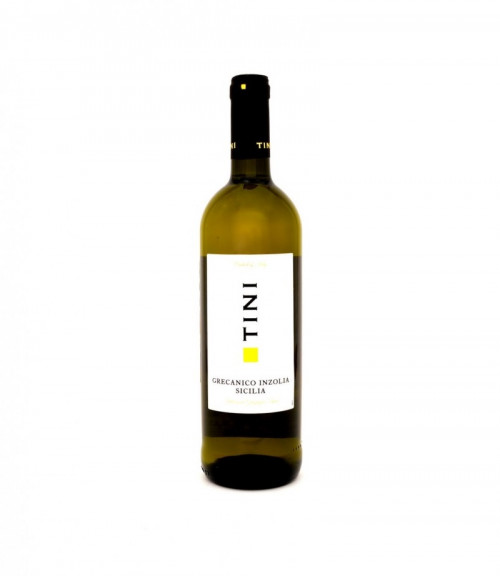 Тини Греканико Инзолия Сицилия, 0.75, Сицилия, КАВИРО, вино белое сухое 