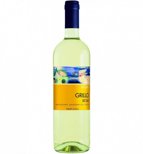 Изола Грилло, 0.75, вино белое, сухое 