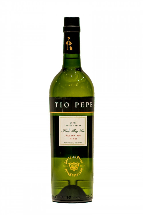Гонзалесс Биасс Элеганте Тио Пепе Паломино Хименес Херес DO фино, 0.75, вино ликерное, белое (херес) 