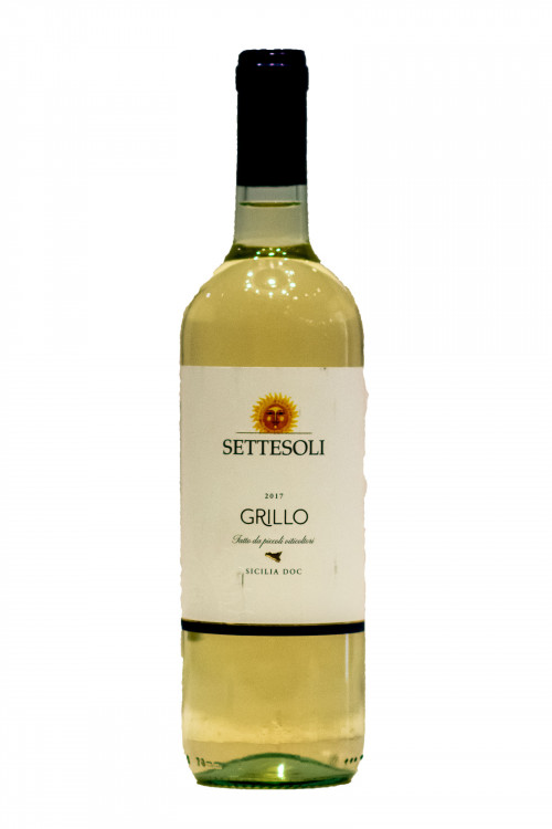 Сеттесоли Грилло 2017, 0.75, Сицилия, вино белое, полусухое 