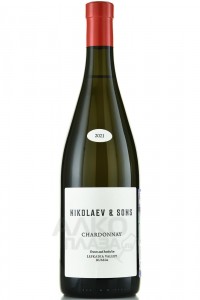 Николаев и Сыновья Шардоне, 0.75, вино белое, сухое