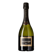 Балаклава Шардоне Брют, 0.75, Крым, вино белое, брют, игристое