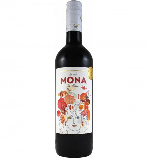 Ла Мона Темпранильо-Гарнача-Сира 2017 DOP, 0.75, Кариньена, вино красное, сухое 