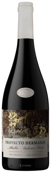 Проекто Херманас Мальбек Каберне Фран 2021, 0.75, вино красное, сухое