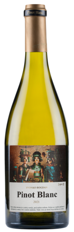 Звонко Богдан Пино Блан 2023, 0.75, Суботица, ЗВОНКО БОГДАН, вино белое, сухое 
