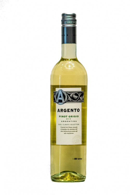 Аргенто Пино Гриджио IP, 0.75, Мендоса, вино белое, сухое 
