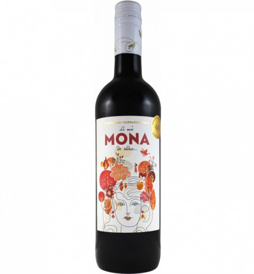 Ла Мона Темпранильо-Гарнача-Сира DOP, 0.75, Кариньена, вино красное, сухое 