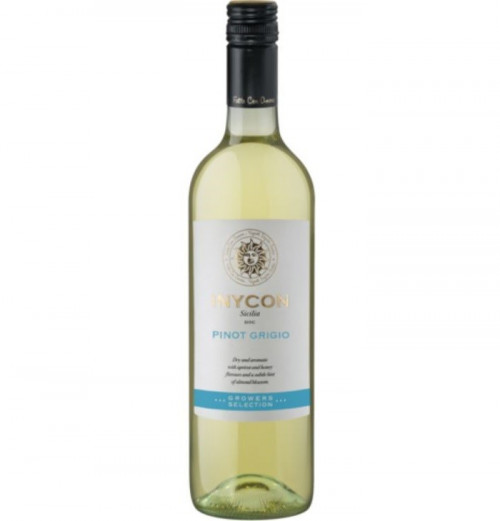 Иникон Гроуверс Селекшн Пино Гриджио IGT, 0.75, Сицилия, вино белое, сухое 