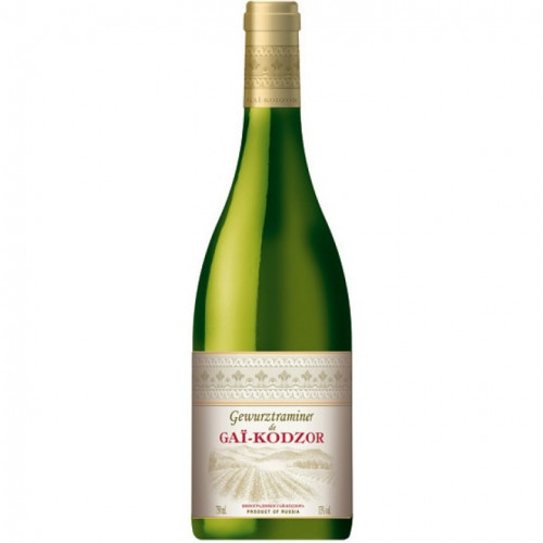 Гевюрцтраминер де Гай-Кодзор 2019, 0.75, вино белое, полусухое, столовое 