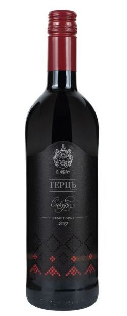 Герцъ Сикоры, 0.75, вино красное, сухое 
