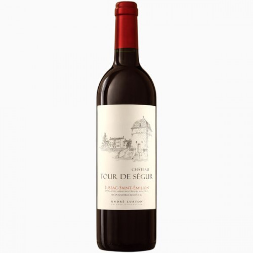 Шато Тур де Сегюр (Люсак-Сент-Эмильон AOC) 2013, 0.75, Бордо, вино красное, сухое 